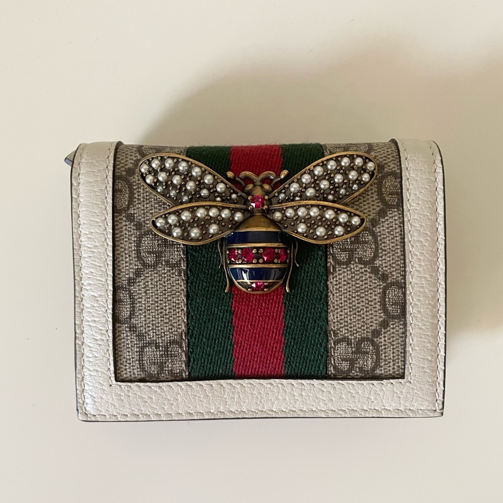 Authentic Gucci Queen Margaret Bee Wallet